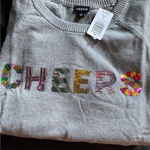 “Cheers” Torrid sweater NWT